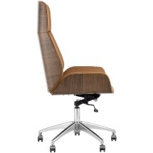 Кресло руководителя Stool Group TopChairs Crown коричневое