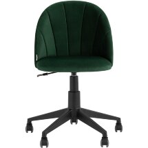 Кресло компьютерное Stool Group Логан велюр зелёный