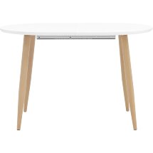 Стол Stool Group обеденный Берген белый раскладной 120 (180)*80