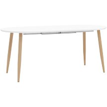 Стол Stool Group обеденный Берген белый раскладной 120 (180)*80