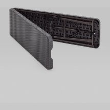 Скамейка складная пластиковая Stool Group Кейт 180 коричневая, стальной каркас, сиденье пластик, полиэтилен высокой плотности (HDPE)