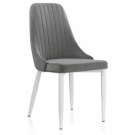 Стул на металлокаркасе Kora white / gray 