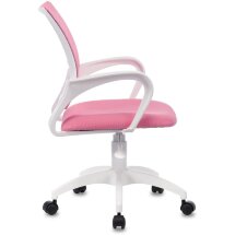 Кресло Бюрократ Бюрократ CH-W695NLT розовый TW-06A TW-13A сетка/ткань крестовина пластик белый