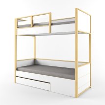 Кровать двухъярусная Робин Wood Лайт с фальшпанелью