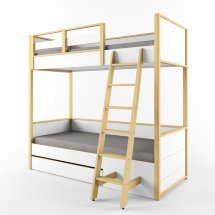 Кровать двухъярусная Робин Wood Лайт с фальшпанелью