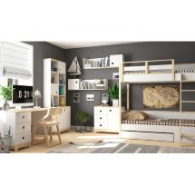 Кровать двухъярусная Робин Wood Лайт с фальшпанелью