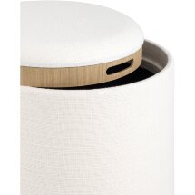 Пуф-столик Stool Group Хюгге S рогожка белый