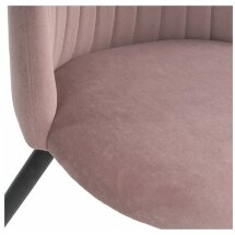 Стул на металлокаркасе Gabi light purple