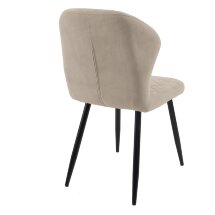 Стул DikLine 239М B03 BEIGE, ножки черные