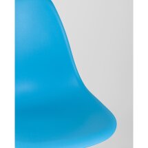 Стул Stool Group DSW бирюзовый, литой полипропилен, стальной каркас, массив бука, 4 шт.