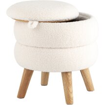 Пуф с ящиком Stool Group Винни S тедди белый