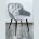 Стул BREEZE BLUVEL-03 LIGHT GREY, велюр / черный каркас М-City 