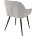 Стул BREEZE BLUVEL-03 LIGHT GREY, велюр / черный каркас М-City 