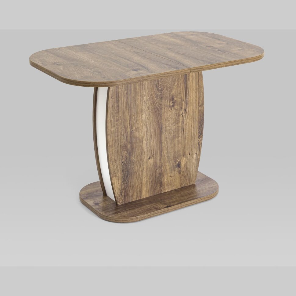 Стол обеденный Stool Group Barrel раскладной 110-145*70 дуб Ка/белый Стол обеденный Stool Group Barrel раскладной 110-145*70 дуб Ка/белый