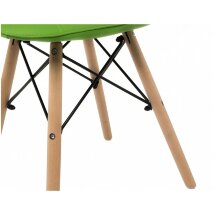 Стул деревянный Мебель Китая Kvadro green