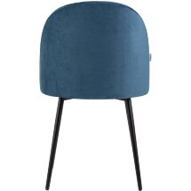 Стул Stool Group Марсель велюр пыльно-синий ножки металл