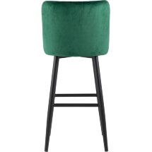 Стул барный Stool Group Ститч велюр изумрудный, обивка из мебельной велюровой ткани