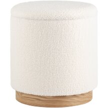 Пуф с ящиком Stool Group Холли L тедди белый