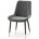 Стул на металлокаркасе Seda-1 dark gray / black / gold 