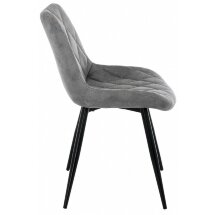Стул на металлокаркасе Fox black / grey