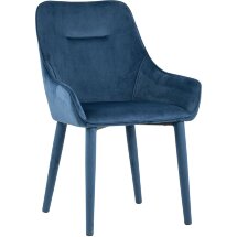 Стул Stool Group Диана серый, обивка мебельный велюр