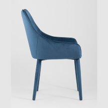 Стул Stool Group Диана серый, обивка мебельный велюр