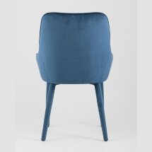 Стул Stool Group Диана серый, обивка мебельный велюр