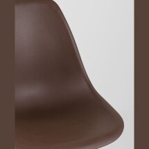 Стул Stool Group DSW коричневый, литой полипропилен, стальной каркас, массив бука, 4 шт.