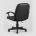 Stool Group TopChairs Comfort офисное черное в обивке из экокожи с механизмом регулировки по высоте 