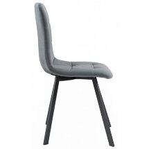 Стул на металлокаркасе Bruk gray / black