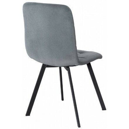 Стул на металлокаркасе Bruk gray / black 