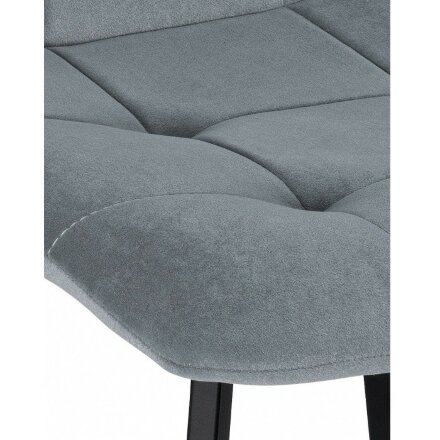 Стул на металлокаркасе Bruk gray / black 
