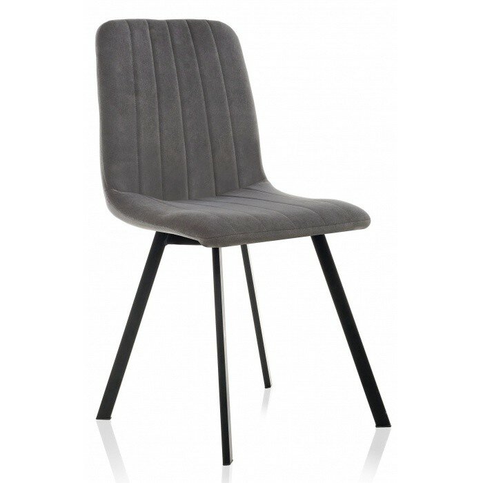 Стул на металлокаркасе Sling dark gray / black 