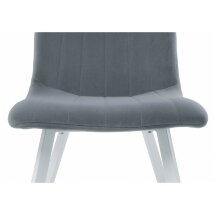 Стул на металлокаркасе Sling gray / white
