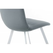 Стул на металлокаркасе Sling gray / white