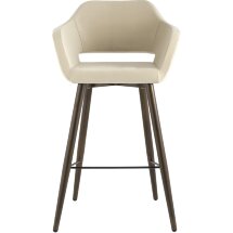 Стул барный Stool Group Саймон велюр бежевый