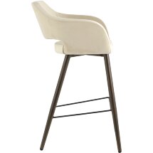 Стул барный Stool Group Саймон велюр бежевый