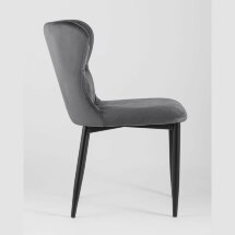 Стул Stool Group Лилиан мягкая обивка велюр цвет серый