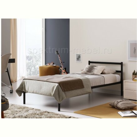 Кровать Фади-02 80х200 черная 