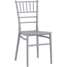 Стул Chiavari (Кьявари) пластик серебряный