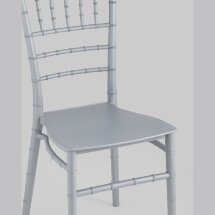 Стул Chiavari (Кьявари) пластик серебряный