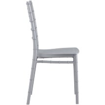 Стул Chiavari (Кьявари) пластик серебряный