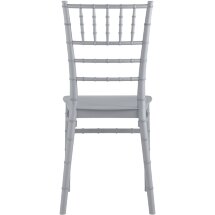 Стул Chiavari (Кьявари) пластик серебряный