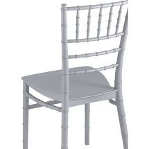 Стул Chiavari (Кьявари) пластик серебряный