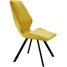 Стул DikLine 242M B16 YELLOW/ ножки черные