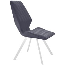 Стул DikLine 242M B28 ANTRACITE/ ножки белые