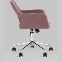 Кресло офисное Stool Group Ross велюр розовый