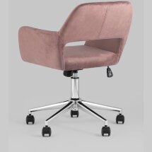 Кресло офисное Stool Group Ross велюр розовый