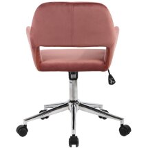 Кресло офисное Stool Group Ross велюр розовый