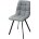Стул CHILLI SQUARE HK017-12 серый джинсовый, PU/ черный каркас М-City 